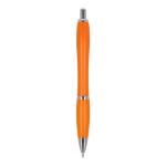 Personalisierter antibakterieller ABS-Stift blaue Tinte Farben farbe orange vierte Ansicht