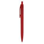 Günstiger Kuli im klassischen Design in Unifarbe für Resindruck farbe rot dritte Ansicht