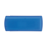 Pflasterbox in verschiedenen Farben mit 5 Klebepflastern bedrucken farbe blau zweite Ansicht