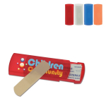 Pflasterbox in verschiedenen Farben mit 5 Klebepflastern bedrucken