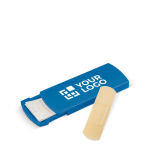 Pflasterbox in verschiedenen Farben mit 5 Klebepflastern bedrucken Ansicht mit Druckbereich