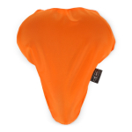 Fahrradsattelbezug aus RPET mit Elastikband als Werbeartikel farbe orange vierte Ansicht