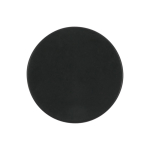 Klassischer kleiner Kunststoffmagnet bedrucken in runder Form farbe schwarz zweite Ansicht