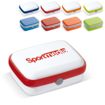 Lunchbox aus Kunststoff mit Motiven in leuchtenden Farben, 1000 ml