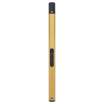 Langes Feuerzeug mit geradem Design in Metallic-Farben farbe gold