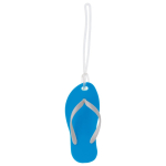 Flip-Flop-Schlüsselanhänger mit EVA-Körper farbe blau dritte Ansicht