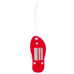 Flip-Flop-Schlüsselanhänger mit EVA-Körper farbe rot zweite Ansicht