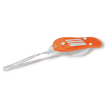 Flip-Flop-Schlüsselanhänger mit EVA-Körper farbe orange vierte Ansicht