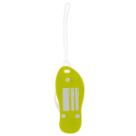 Flip-Flop-Schlüsselanhänger mit EVA-Körper farbe lindgrün zweite Ansicht