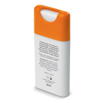 Hand-Hygienespray für die Tasche, personalisierbar 20ml farbe orange dritte Ansicht