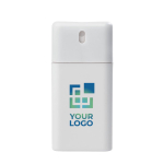 Hand-Hygienespray für die Tasche, personalisierbar 20ml Ansicht mit Druckbereich