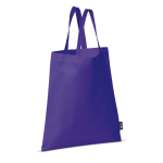 Einfache Firmentasche, Vliesstoff, 80 g/m2 farbe purpurfarben