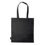 Non Woven Tasche in verschiedenen Farben mit langen Henkeln, 75 g/m2 farbe schwarz dritte Ansicht