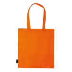 Non Woven Tasche in verschiedenen Farben mit langen Henkeln, 75 g/m2 farbe orange dritte Ansicht