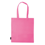 Non Woven Tasche in verschiedenen Farben mit langen Henkeln, 75 g/m2 farbe rosa dritte Ansicht