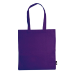 Non Woven Tasche in verschiedenen Farben mit langen Henkeln, 75 g/m2 farbe purpurfarben zweite Ansicht