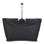 Picknickkorb aus Nylon in verschiedenen Farben faltbar farbe schwarz dritte Ansicht