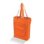 Faltbare Kühltasche innen aus Aluminium für Sommerevents farbe orange