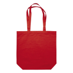 Baumwolltasche aus Canvas mit langen Henkeln, 250 g/m2 farbe rot zweite Ansicht