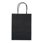 Farbige Geschenktüte aus Kraftpapier, 120 g/m2 farbe schwarz zweite Ansicht