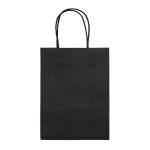 Farbige Geschenktüte aus Kraftpapier, 120 g/m2 farbe schwarz dritte Ansicht
