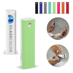 Rechteckiges Reinigungsspray für Handys mit Mikrofasertuch