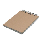 Robustes Notizbuch aus Steinpapier mit weißen Blättern, Pocket farbe natürliche farbe