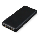 Metall-Powerbank mit kabellosem Laden 8.000 mAh farbe schwarz zweite Ansicht