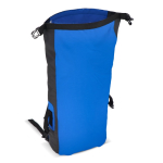 Wasserdichter Rolltop-Rucksack mit gepolsterten Trägern, 25 l farbe blau sechste Ansicht