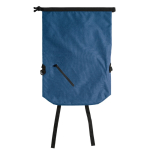 Wasserabweisender Rolltop-Rucksack mit Vordertasche, 22 L farbe blau zweite Ansicht