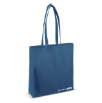 Umweltfreundliche Tasche aus RPET mit langen Henkeln, 100 g/m2 farbe dunkelblau