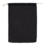 Wiederverwendbarer Baumwollbeutel für Obst und Gemüse 30 x 40 cm farbe schwarz