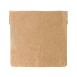 Thermo-Verpackung mit Klettverschluss aus reyceltem Papier farbe braun fünfte Ansicht