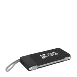 Powerbank aus recyceltem Kunststoff mit Schnellladung 10.000 mAh Ansicht mit Druckbereich