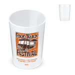 Wiederverwendbarer Becher aus Zuckerrohr-Kunststoff, in Europa hergestellt, 250 ml