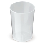 Wiederverwendbarer Kunststoffbecher, in Europa hergestellt, 250 ml farbe transparent zweite Ansicht