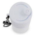 Sportflasche mit Farbdetails und Riemen, BPA-frei, 500 ml farbe weiß fünfte Ansicht