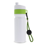 Sportflasche mit Farbdetails und Riemen, BPA-frei, 500 ml farbe hellgrün