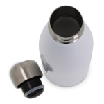 Edelstahl-Thermoflasche mit Doppelwand in Vollfarbdesign 500ml farbe weiß fünfte Ansicht