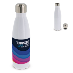 Edelstahl-Thermoflasche mit Doppelwand in Vollfarbdesign 500ml