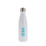 Edelstahl-Thermoflasche mit Doppelwand in Vollfarbdesign 500ml Ansicht mit Druckbereich