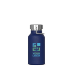 Pulverbeschichtete Edelstahlflasche, 350 ml Ansicht mit Druckbereich