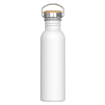 Tropffreie Edelstahlflasche mit Pulverbeschichtung 750 ml farbe weiß