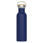 Tropffreie Edelstahlflasche mit Pulverbeschichtung 750 ml farbe dunkelblau