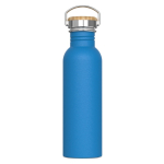 Tropffreie Edelstahlflasche mit Pulverbeschichtung 750 ml farbe hellblau