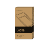 Schreibtisch-Organizer mit Handy-Aufladestation, Oberfläche aus Bambus