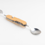 Zusammenklappbares Multifunktion-Metallbesteckset für Camping