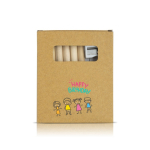 Ausmalset für Kinder mit Papier mit Motiven bedruckt und Buntstifte farbe natürliche farbe
