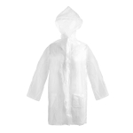Transparenter Kinderregenmantel mit Kapuze und Hülle farbe transparent