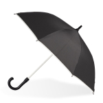 Automatik-Regenschirm aus Pongee mit farbigem Rand, Ø 103 cm